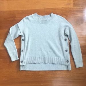 Madewell Brownstone Side Button Sweater